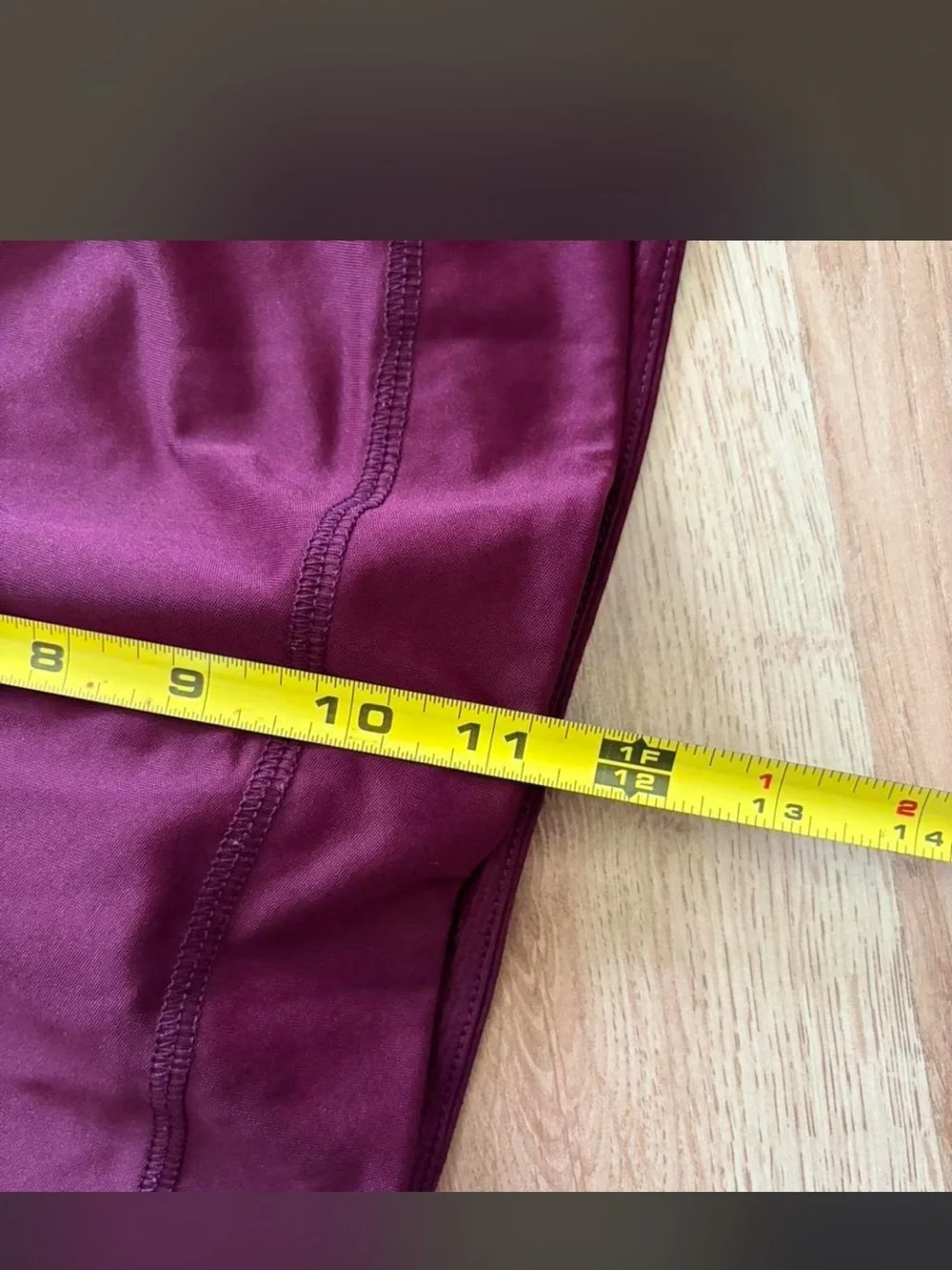 adidas Burgundy Athletic Skort with White Trim